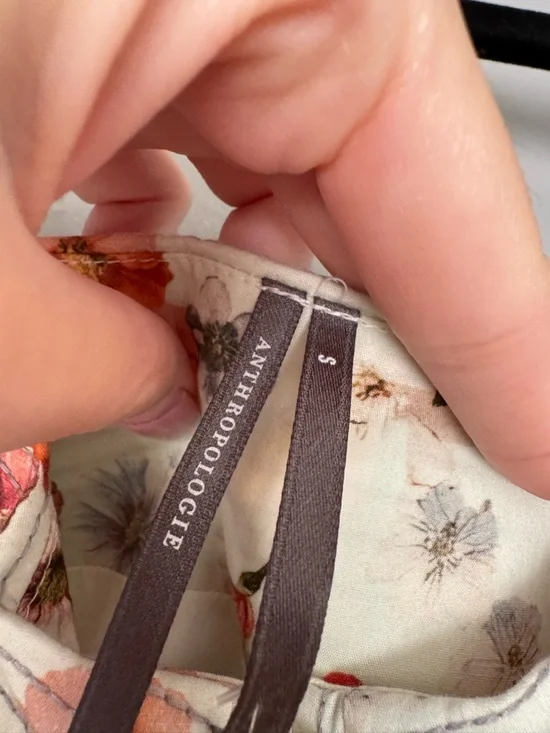 Anthropologie The Muse Basque Waist Midi Dress - Picture 6 of 6